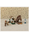 Souris randonneur grand frère Maileg – Rayures | Hiker Mouse