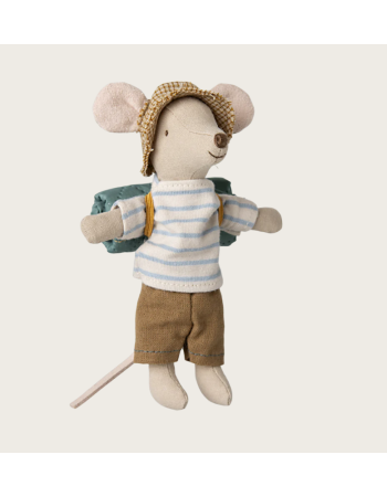 Souris randonneur grand frère Maileg – Rayures | Hiker Mouse