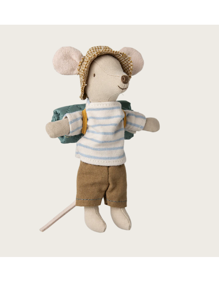 Souris randonneur grand frère Maileg – Rayures | Hiker Mouse