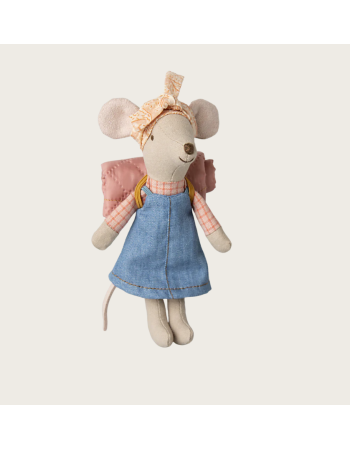 Souris randonneuse Maileg grande sœur – jouet aventure enfant