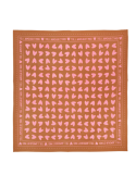 Foulard Marron Cœur Atelier Wagram | Foulard Adulte