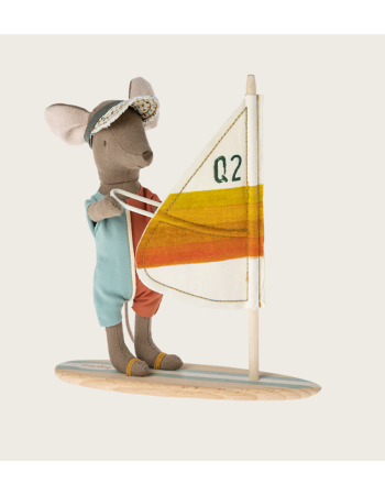 Souris surfer Maileg grand frère – jouet plage enfant