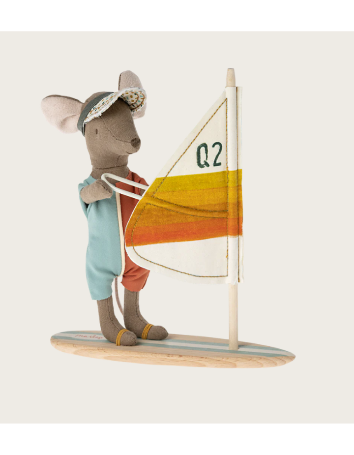 Souris surfer Maileg grand frère – jouet plage enfant