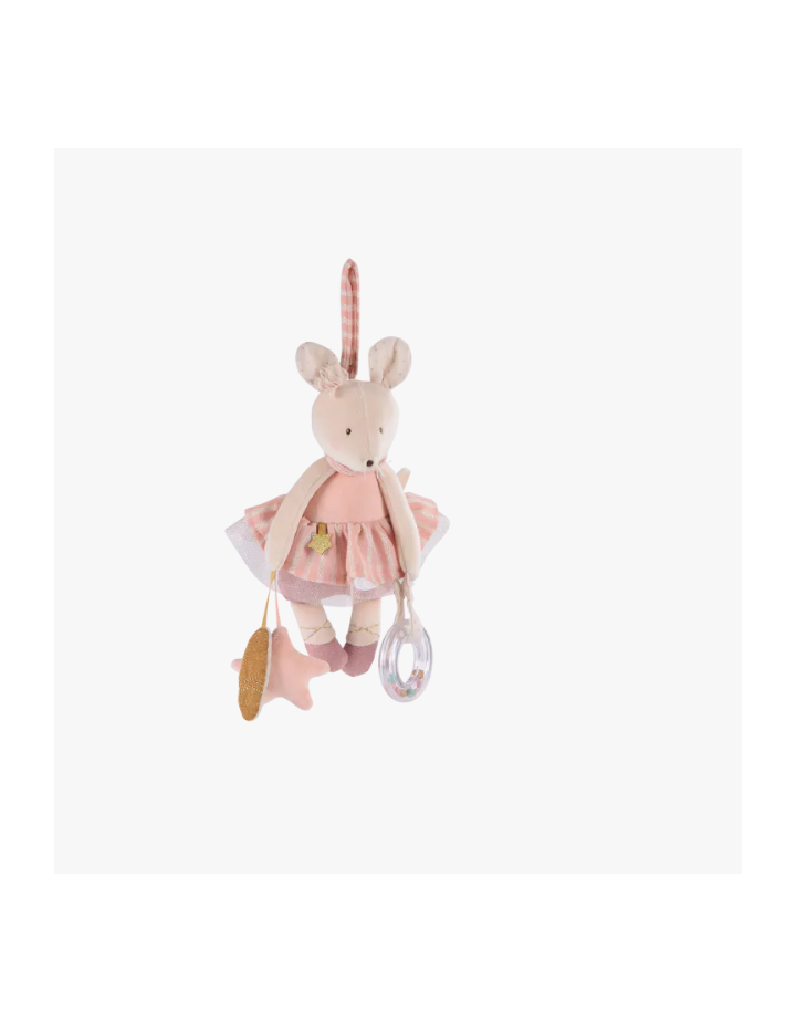 Souris d’activités à suspendre Moulin Roty – Jouet d’éveil bébé