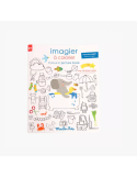 Imagier à colorier avec stickers Les Popipop Moulin Roty – Activité créative enfant