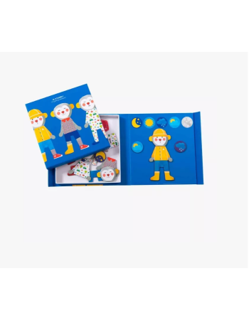 Jeu magnétique S’habiller Popipop Moulin Roty – Jeu de voyage enfant