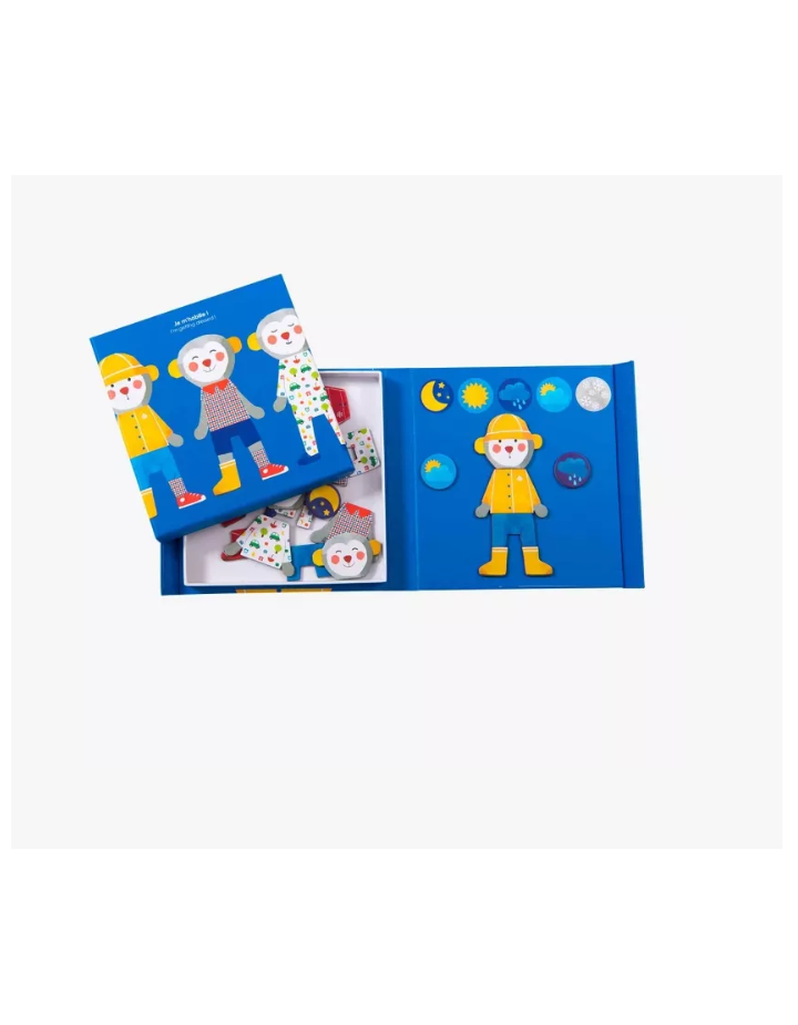 Jeu magnétique S’habiller Popipop Moulin Roty – Jeu de voyage enfant