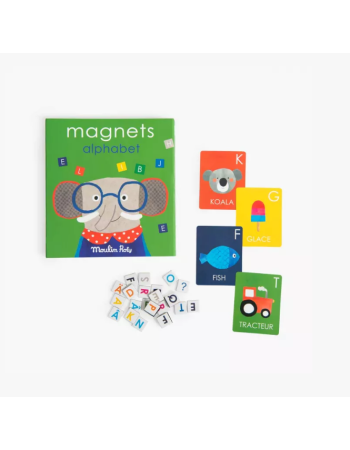 Jeu magnétique Alphabet Popipop Moulin Roty – Apprentissage ludique lettres