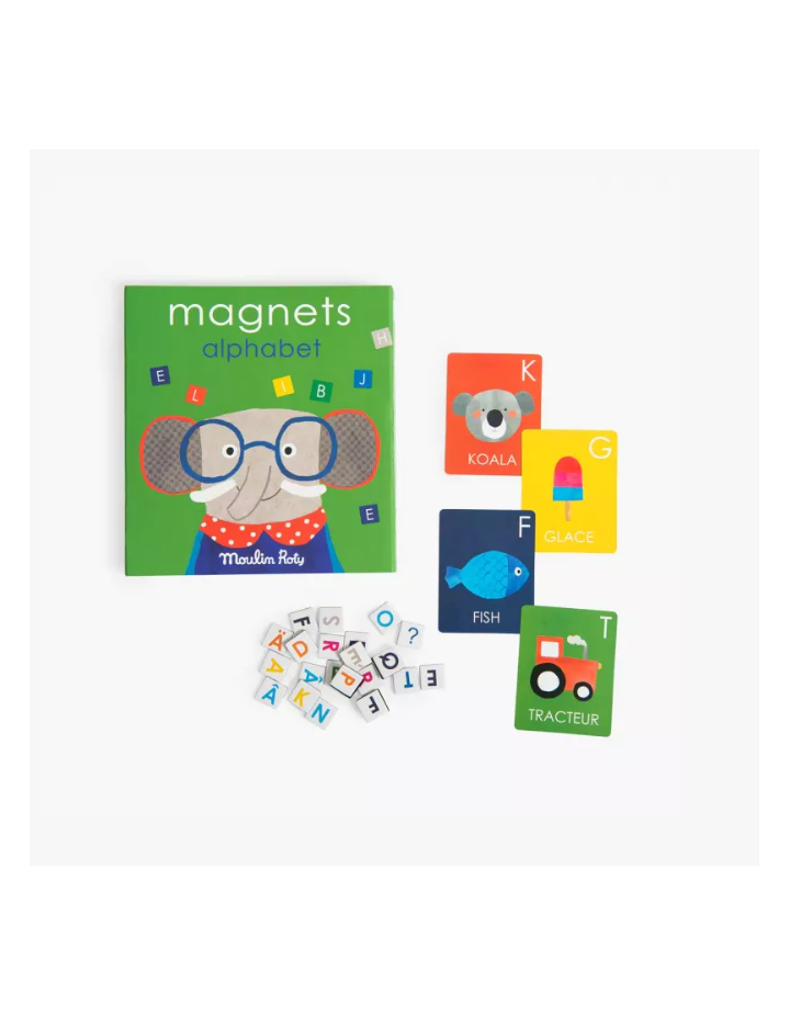 Jeu magnétique Alphabet Popipop Moulin Roty – Apprentissage ludique lettres