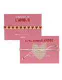 Bracelet perles blanc rouge Atelier Wagram – Bracelet tendance enfant maman