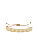 Bracelet perles or blanc Atelier Wagram – Bracelet tendance femme et enfant