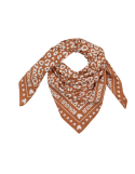Foulard marron blanc Atelier Wagram – Foulard coton tendance enfant maman