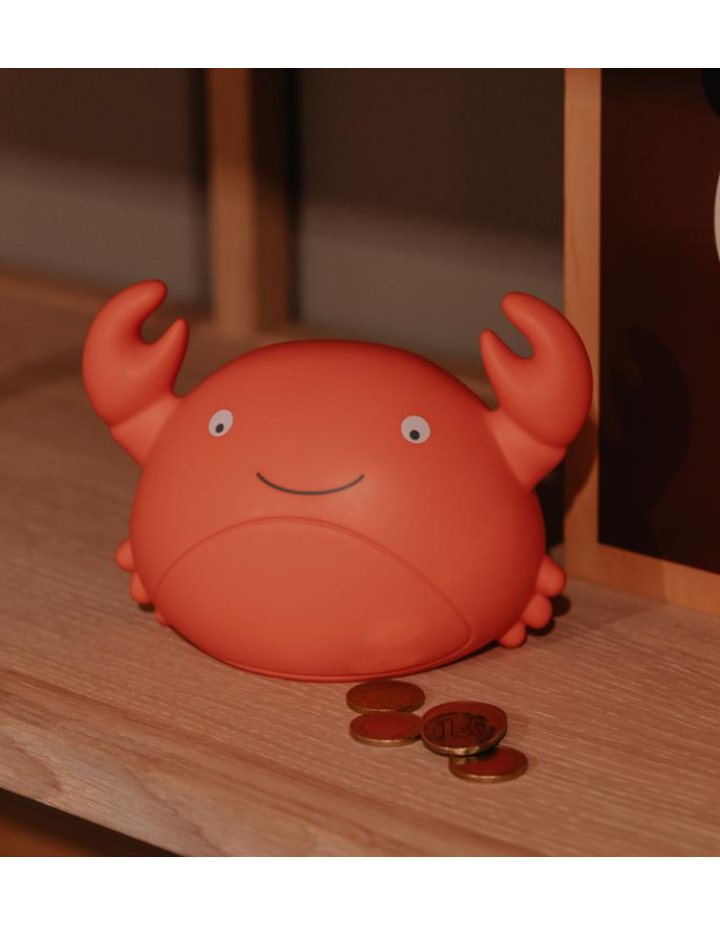 Tirelire Theo le Crabe – Tirelire enfant design | Atelier Pierre