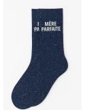 Chaussettes à paillettes “Mère Parfaite” Marine