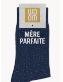 Chaussettes à paillettes “Mère Parfaite” Marine