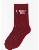 Chaussettes à paillettes “Queen Mum” Cherry Pop