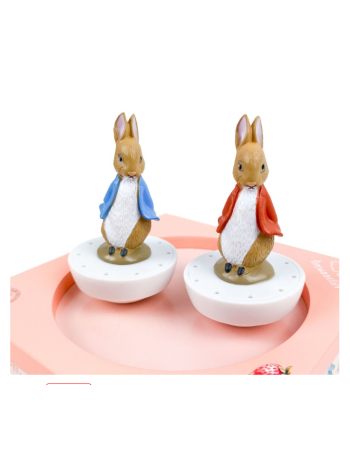 Boîte à musique magnétique Fraises Pierre Lapin – Trousselier