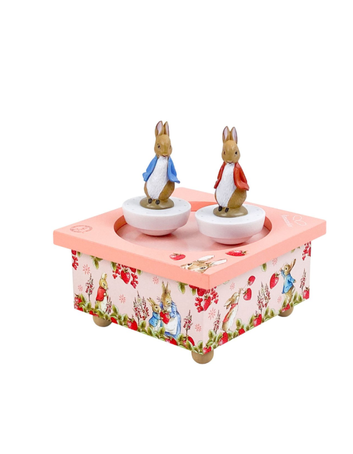Boîte à musique magnétique Fraises Pierre Lapin – Trousselier