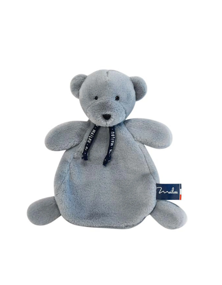 Doudou Plat Ours Dorlotin Gris – Mailou Tradition