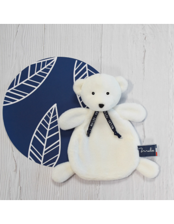 Doudou Plat Ours Dorlotin Blanc – Mailou Tradition