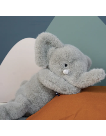 Peluche Éléphant Sowen Gris – Mailou Tradition