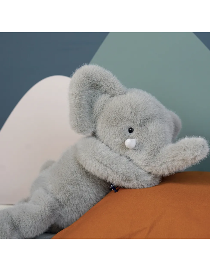 Peluche Éléphant Sowen Gris – Mailou Tradition