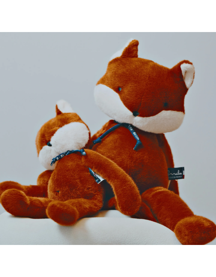 Peluche Renard Fauve Méloé Mailou Tradition – Peluche made in France