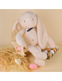 Peluche Lapin Méloé Beige  Mailou Tradition – Peluche made in France