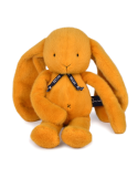Peluche Lapin Méloé safran 37 cm Mailou Tradition – Peluche made in France