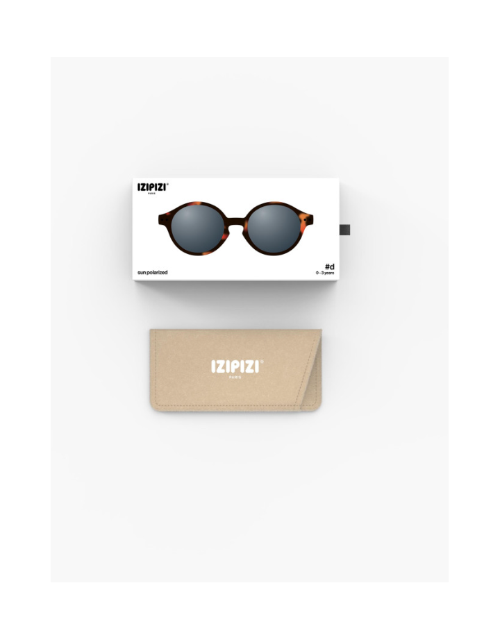 Lunettes de soleil bébé IZIPIZI D Tortoise – Protection UV bébé