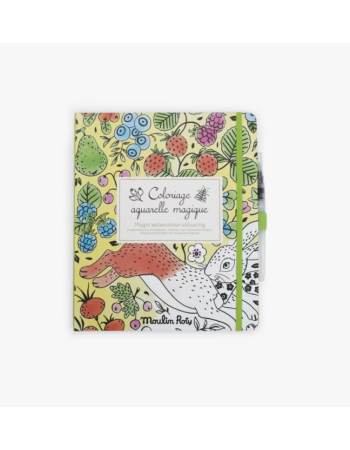 Cahier Coloriage Aquarelle Magique Le Jardin du Moulin – Moulin Roty