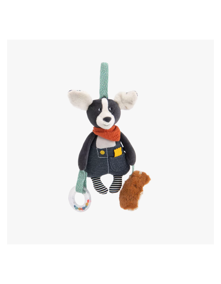 Peluche d’Activités à Suspendre Chien Puce & Pilou – Moulin Roty