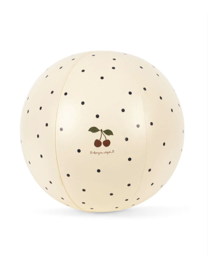 Ballon de plage Konges Sløjd Navy Dot – jeu gonflable enfant