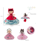 Marionnette réversible Chaperon Rouge – Lilliputiens | Conte 3-en-1