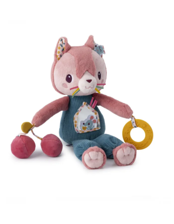 Peluche d’activités Jeanne le Chat – Lilliputiens | Jouet d’éveil bébé