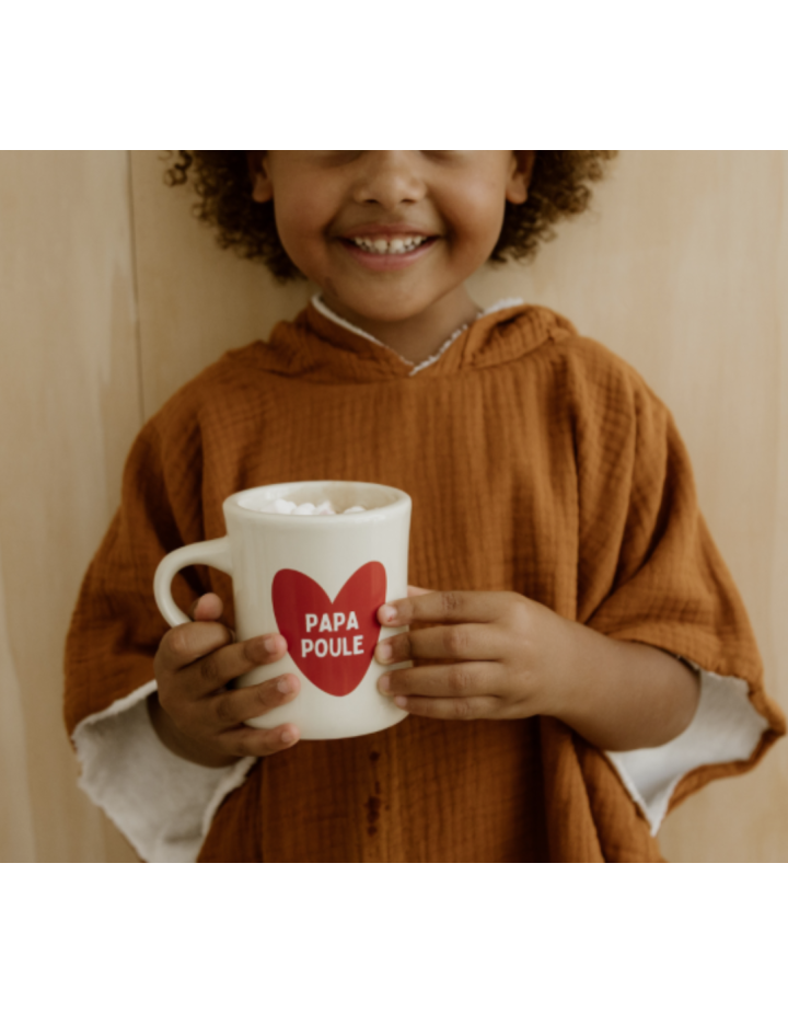 Mug céramique Papa Poule – Atelier Wagram | Cadeau papa