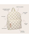 Sac à dos enfant Pâquerettes Beige Vert 31 cm | Maternelle Kidzroom