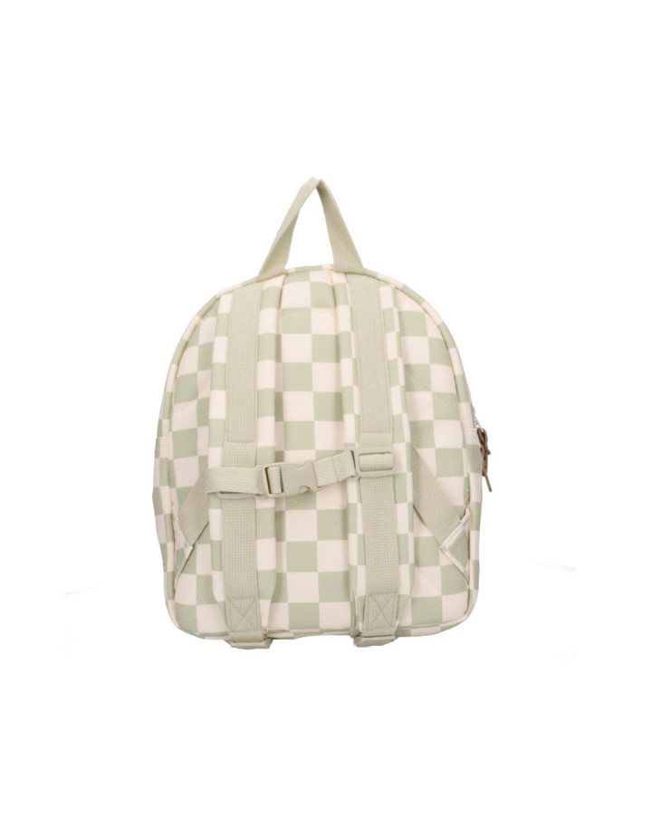 Sac à dos enfant Pâquerettes Beige Vert 31 cm | Maternelle Kidzroom
