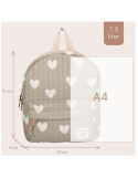 Sac à Dos Enfant Cœurs Vert Kidzroom 31 cm | Sac Maternelle
