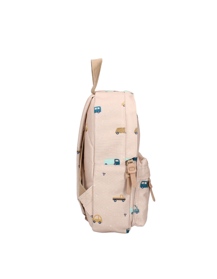 Sac à Dos Enfant Voitures Beige Kidzroom 36 cm | Sac Maternelle