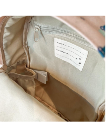 Sac à Dos Enfant Voitures Beige Kidzroom 36 cm | Sac Maternelle