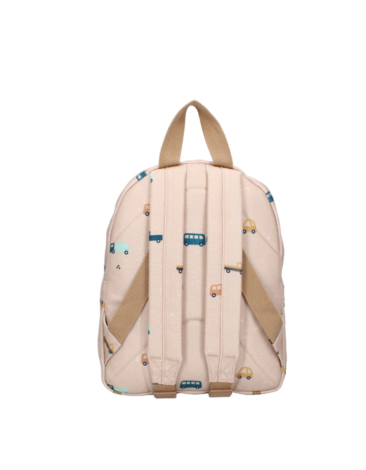 Sac à Dos Enfant Voitures Beige Kidzroom 36 cm | Sac Maternelle