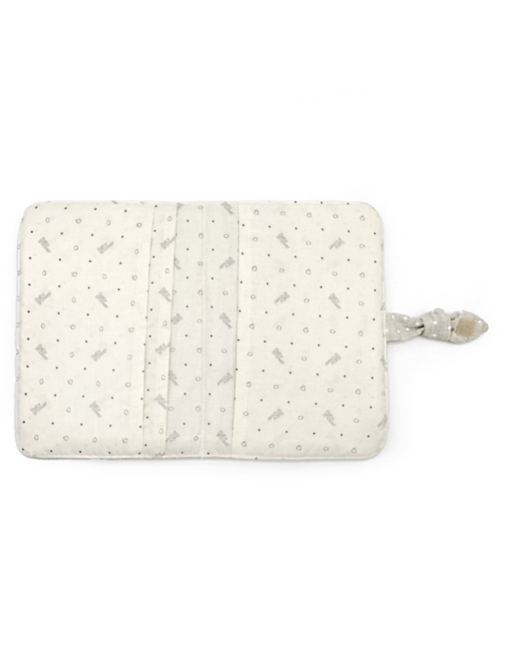 Protège carnet de santé Roseberry – Babyshower | Housse avec nœud