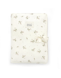 Protège carnet de santé Roseberry – Babyshower | Housse avec nœud