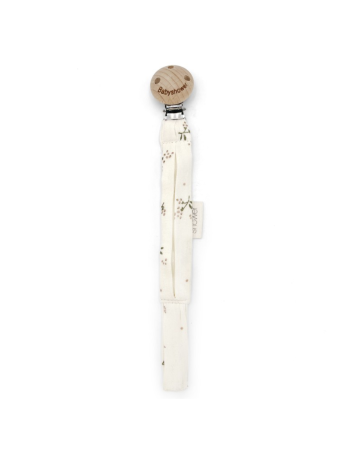 Attache-tétine bois Roseberry – Babyshower | Accessoire sucette bébé