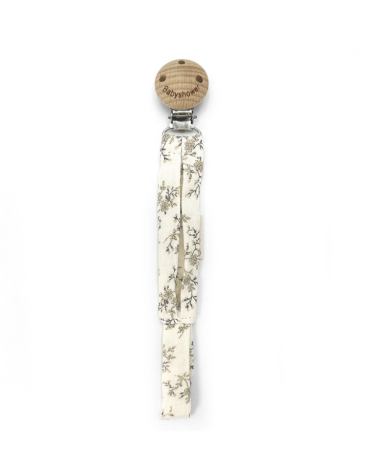 Attache-tétine bois Miley– Babyshower | Accessoire sucette bébé