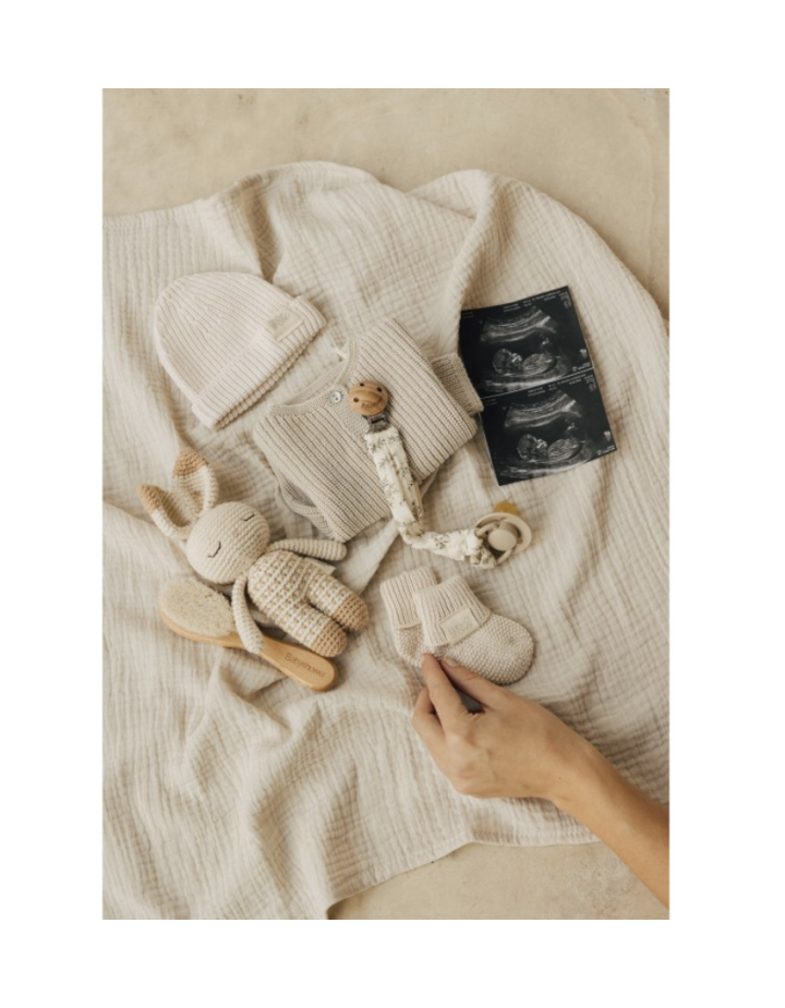 Attache-tétine bois Miley– Babyshower | Accessoire sucette bébé