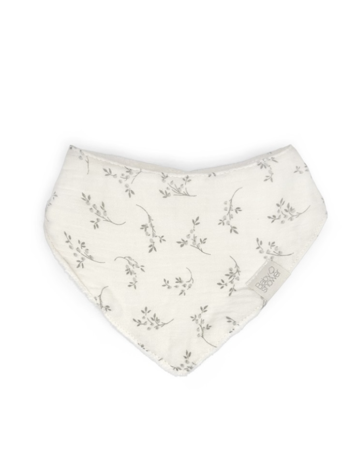 Bandana bébé bambou Olive Bloom – Baby Shower