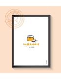 Affiche La Brandade de Nîmes A4 – Poster Déco Apéro du Sud | Family Store