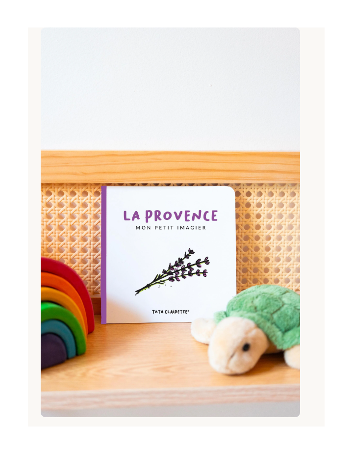 Imagier Bébé Provence – Livre d’Éveil Inspiré du Sud | Tata Clairette